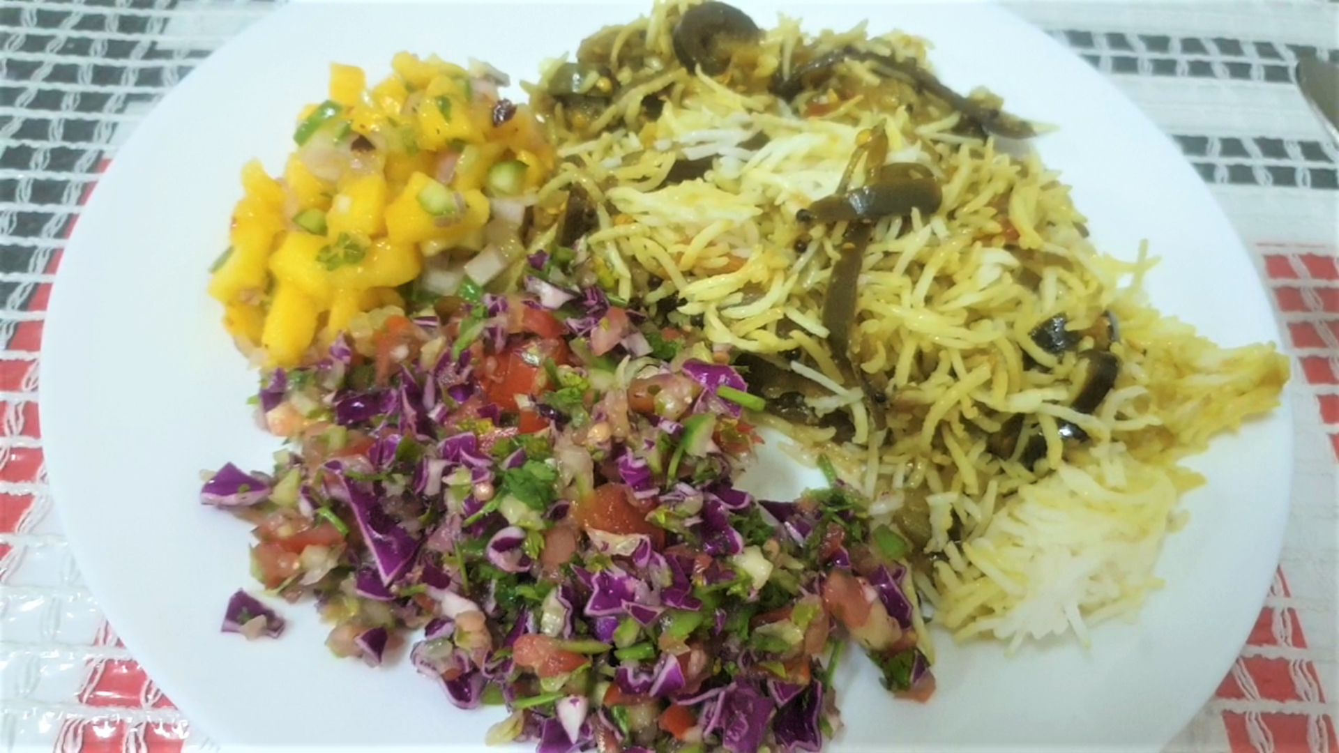 Brinjal (egg plant) Rice – Baingan Biryani​