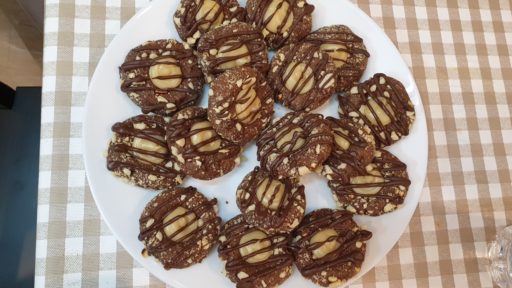 Choco Toffee Cookies - Naush Kitchen Routine