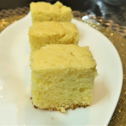 Eggless Moist Butter Cake Recipe