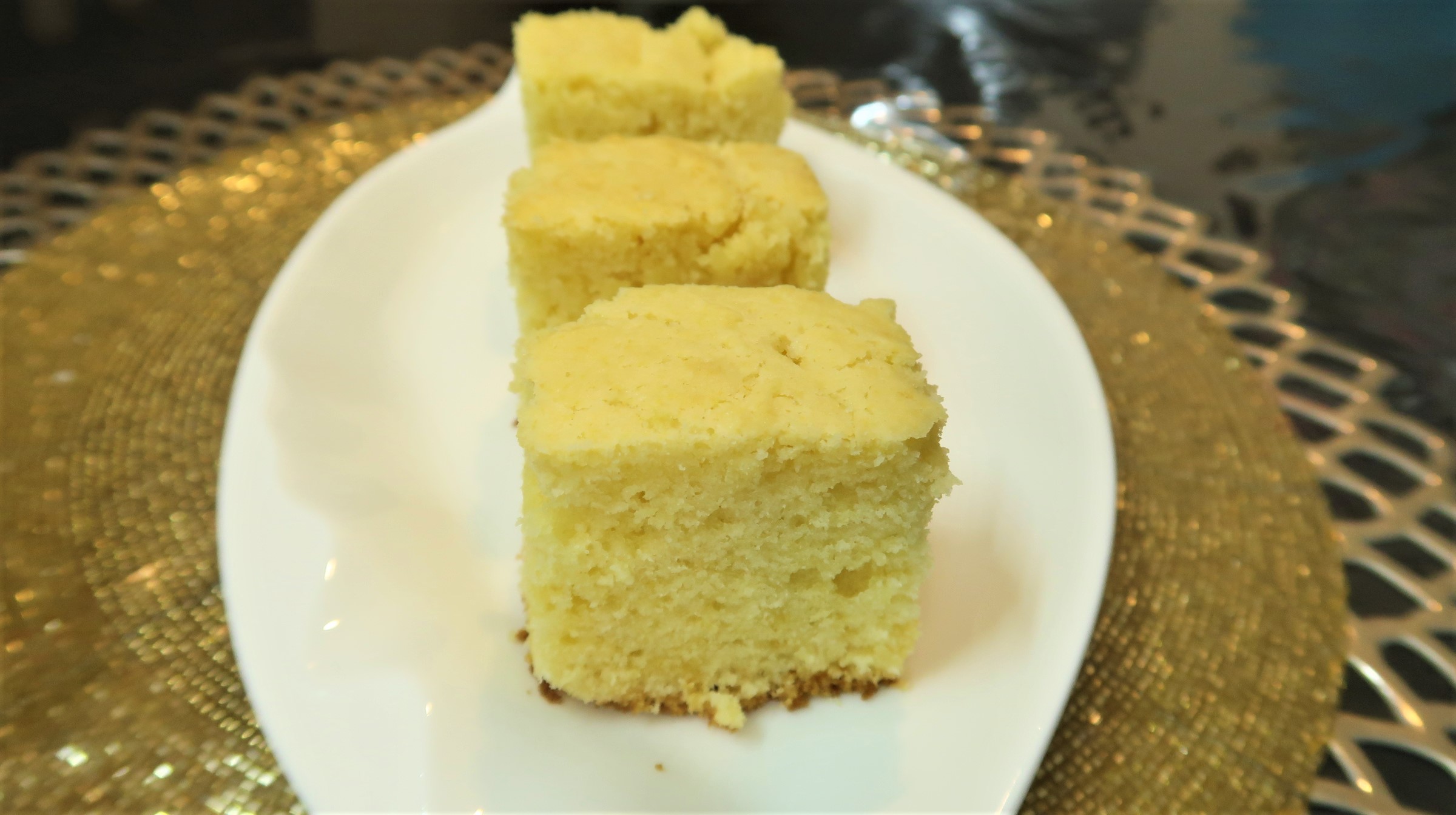 Eggless Moist Butter Cake Recipe