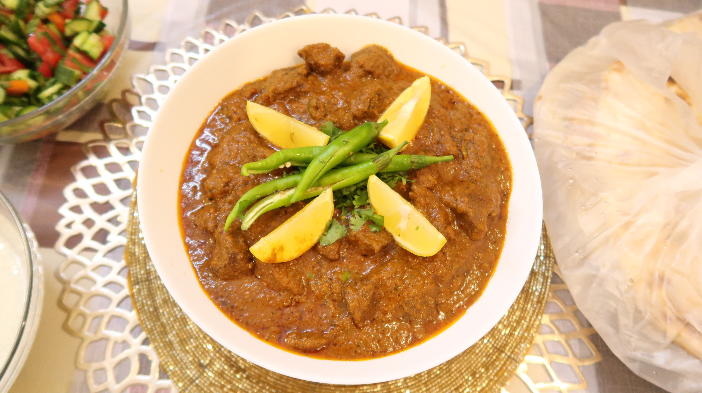 Mutton Karahi in desi ghee