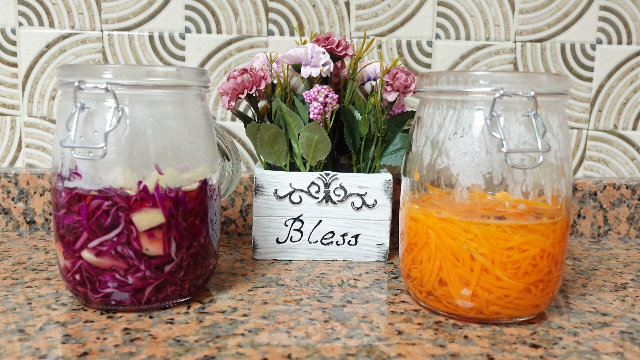 Red Cabbage Pickle in Vinegar