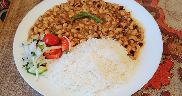 Black Eyed Bean Curry /Safed Lobia ka Salan