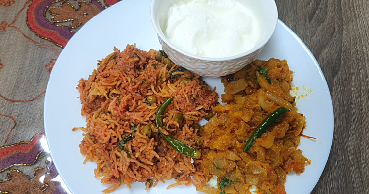 5-Minute Beetroot Rice in Pressure Cooker