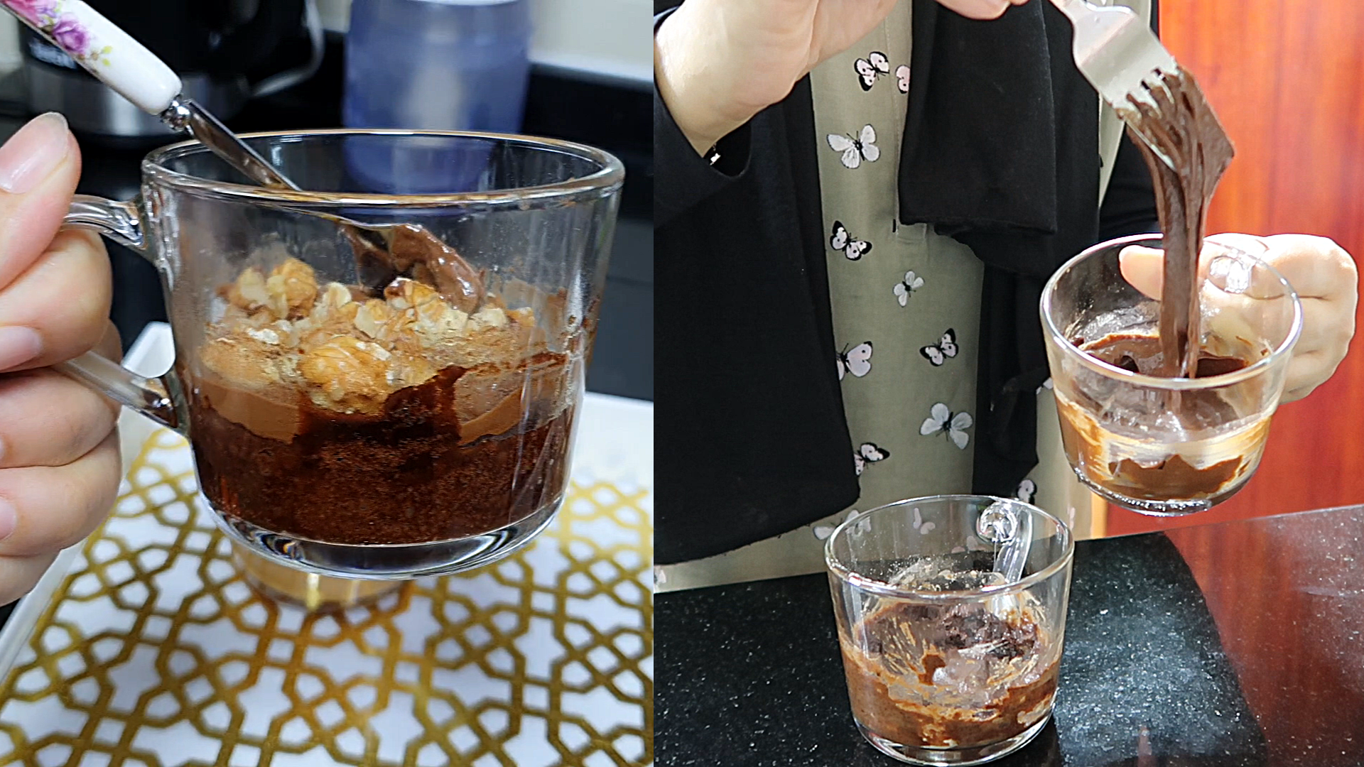 Microwave Mug Brownie ready in 40 seconds