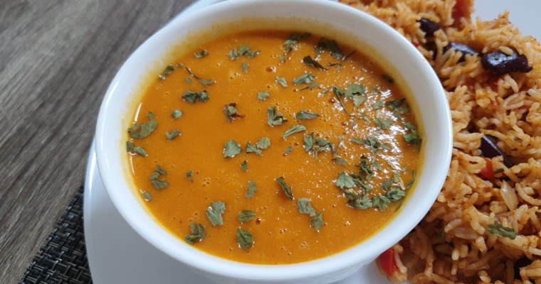 Carrot and lentil Soup