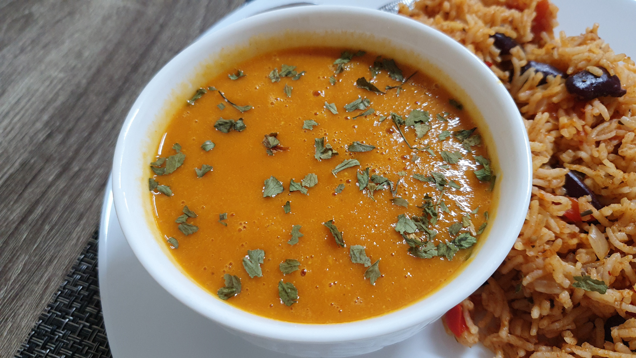Carrot and lentil Soup