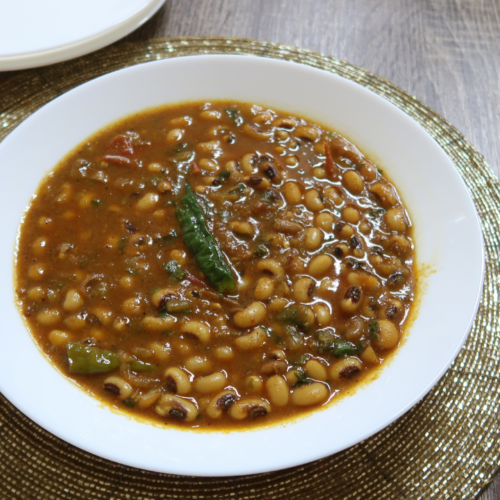 Instant Safed Lobia - in Pressure Cooker (Black eyed peas/ White Beans)