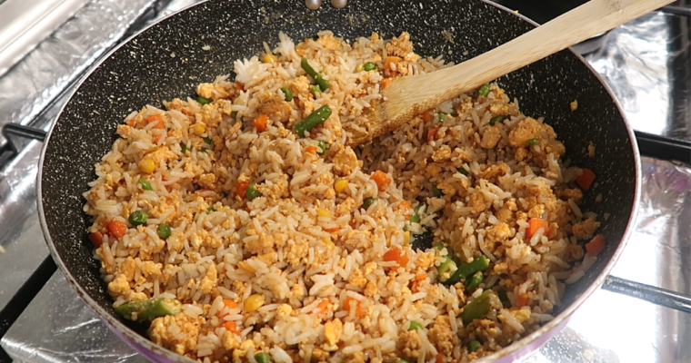 Instant Egg Stir-Fried Rice