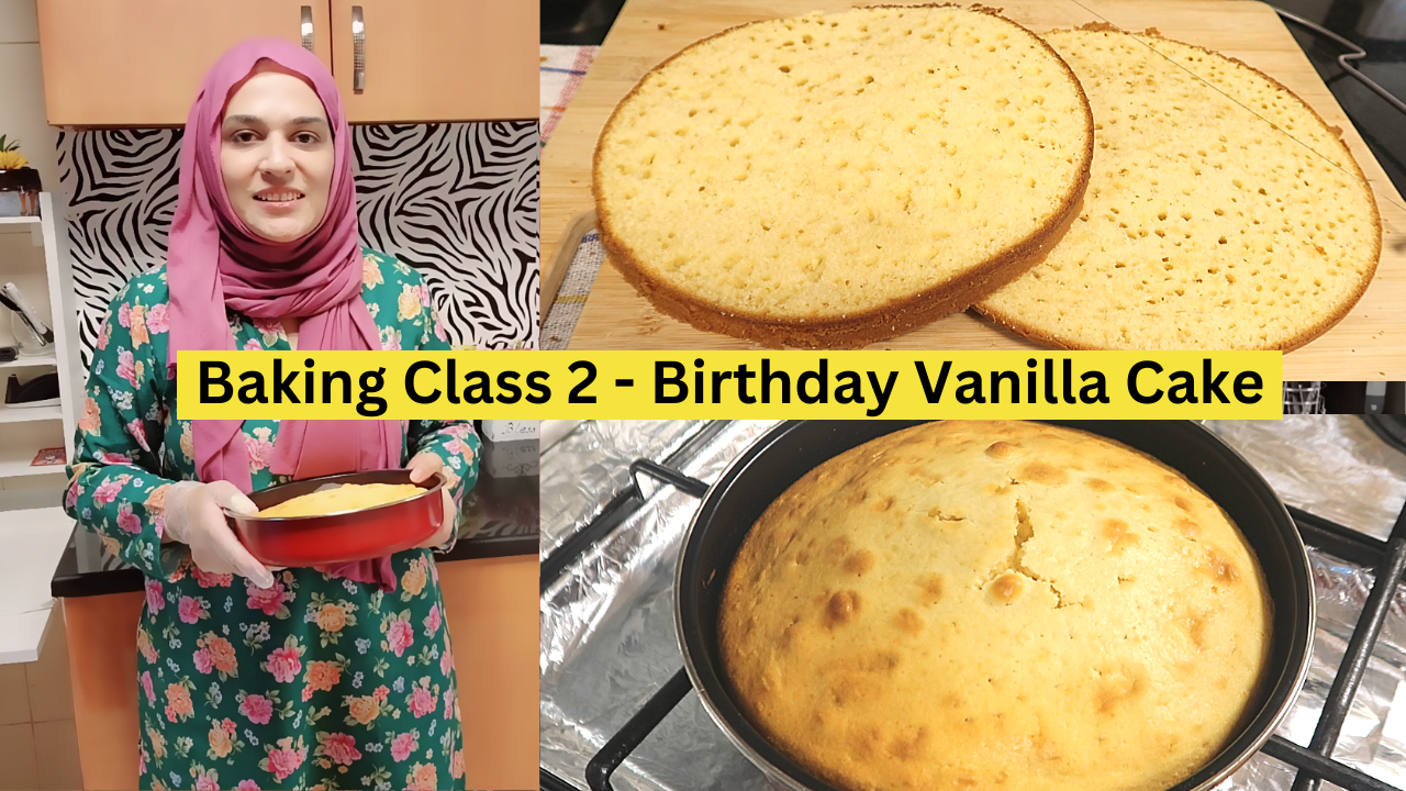 Soft and Moist BIRTHDAY VANILLA CAKE