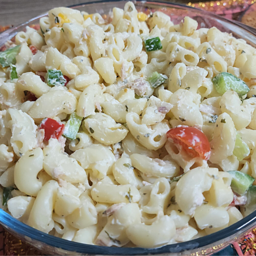 Tuna Creamy Pasta Salad