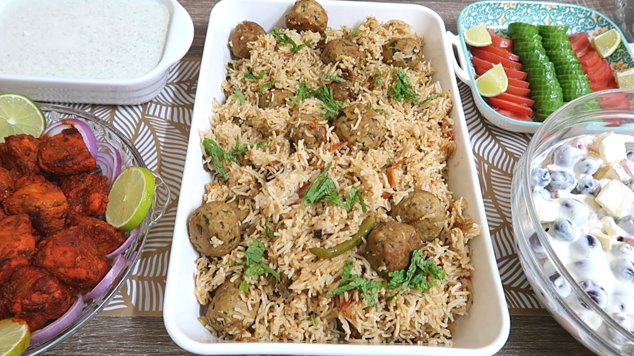 Chicken kofta Pulao