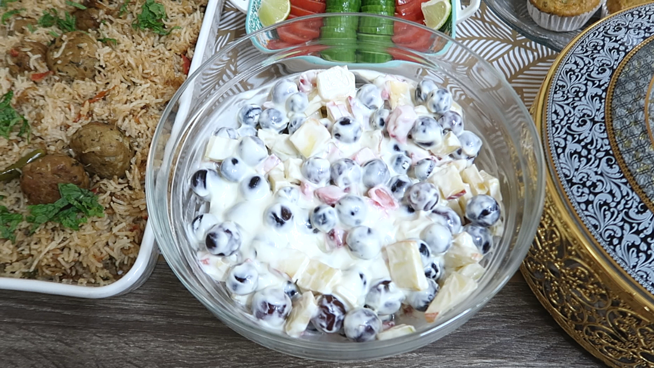 Sweet and Creamy Fruit Salad