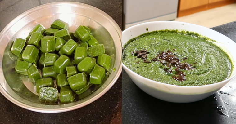 Imli Hari Chutney (Spicy Tamarind Green Chutney)