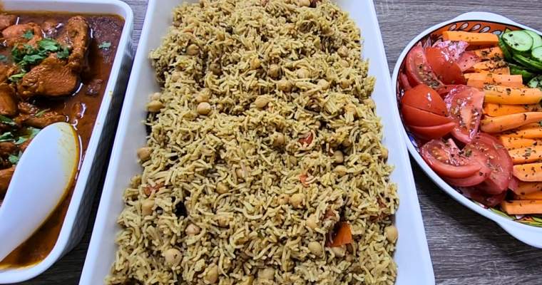 Chana Pulao (Pakistani Chickpea Rice)