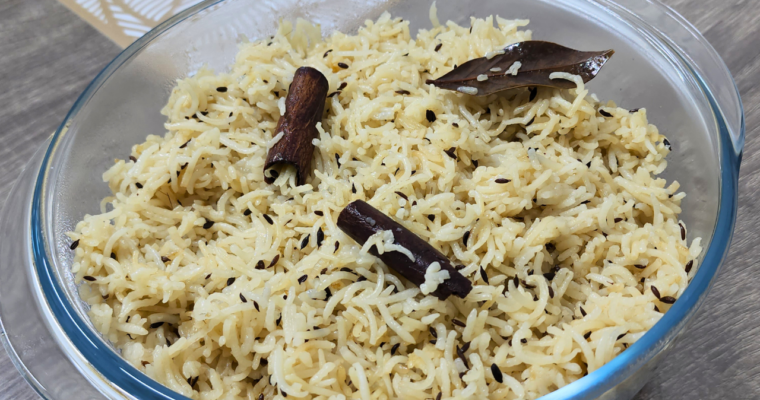 Fragrant Zeera Rice – Jeera Rice – Jeera Pulao