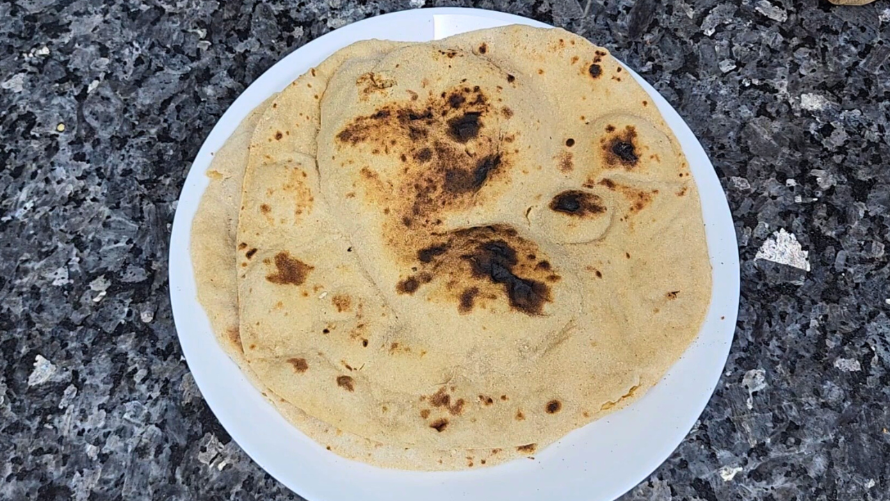 No Fail Tandoori Roti on Tawa