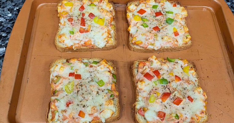 Paneer Pizza Toast