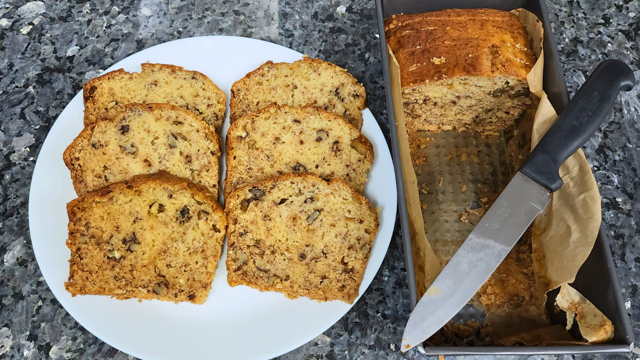 Super Easy and Super Soft Pineapple Walnut Tea Cake