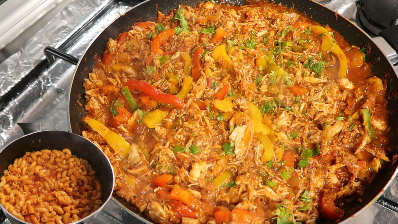 Tinga Chicken with Pasta