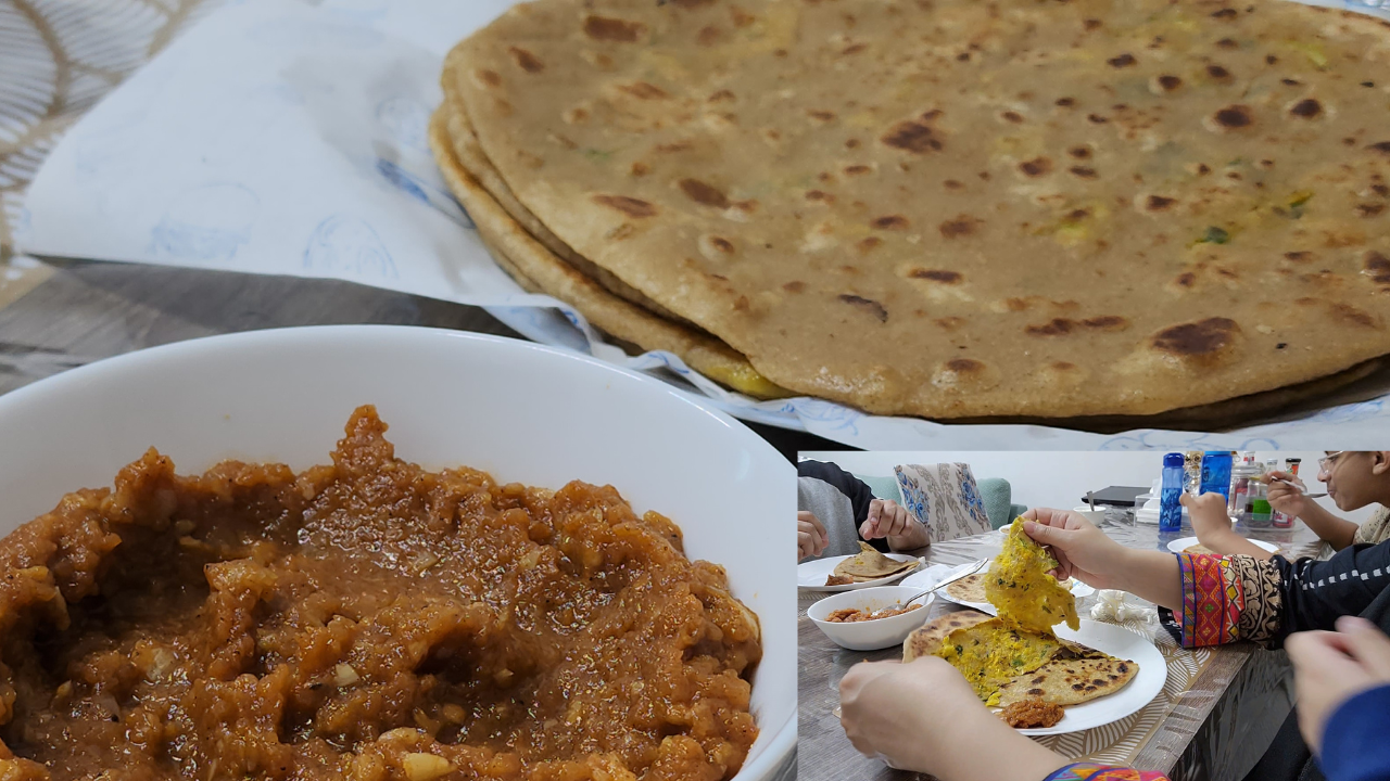 Hotel Wala Mooli Paratha