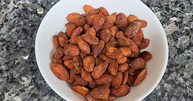 Salt and Lemon Flavored Almonds