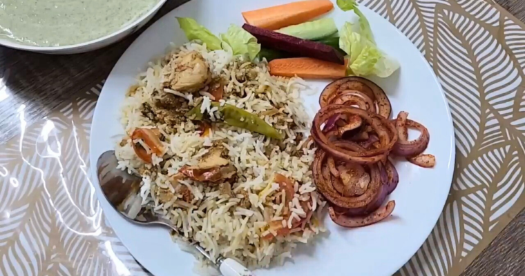 White Chicken Biryani