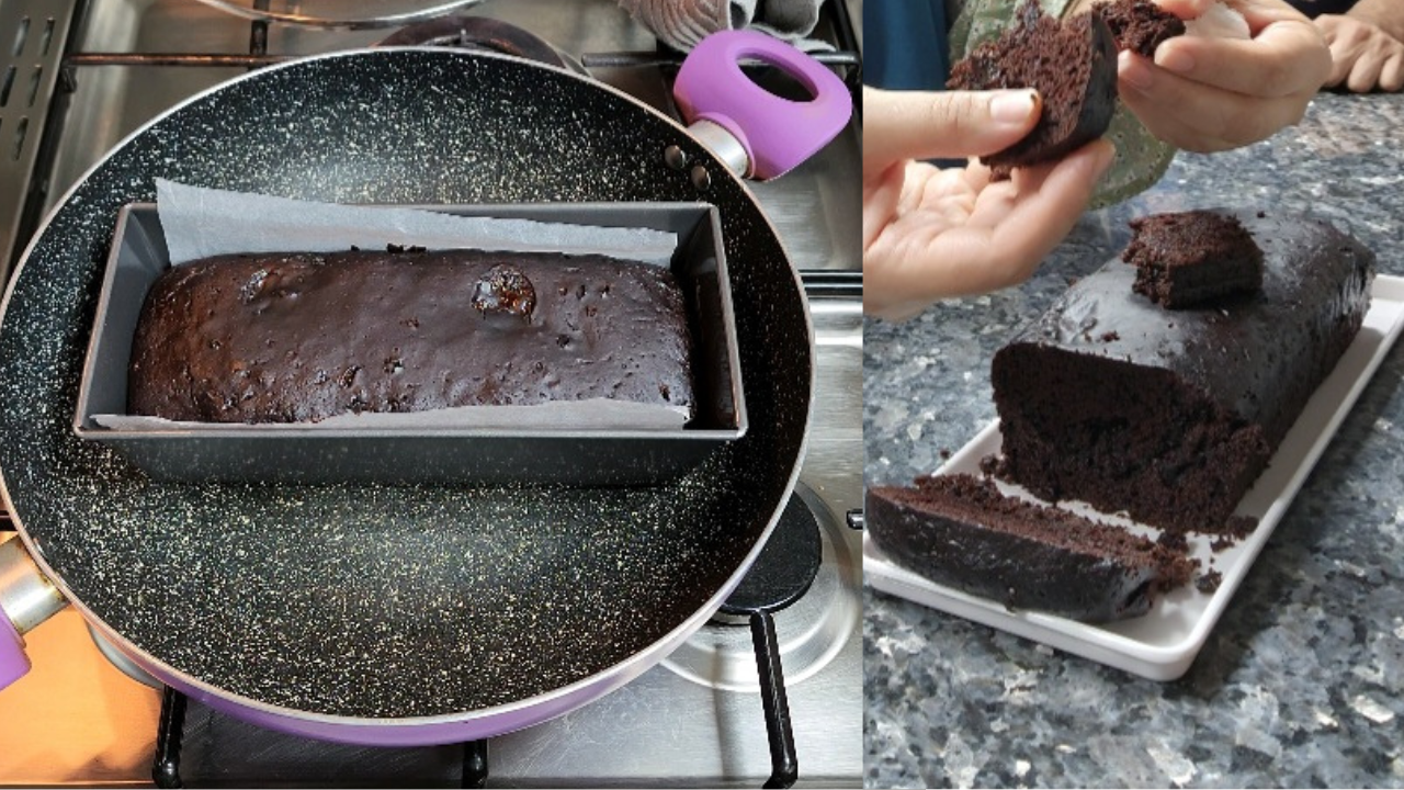 No Oven, No Egg Chocolate Cake