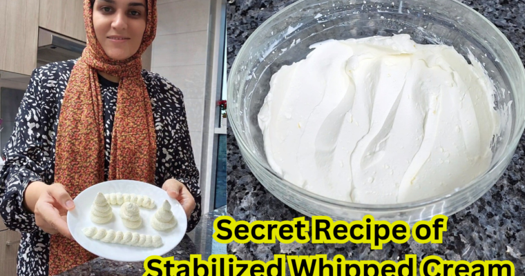 My Secret Stabilized Whipped Cream